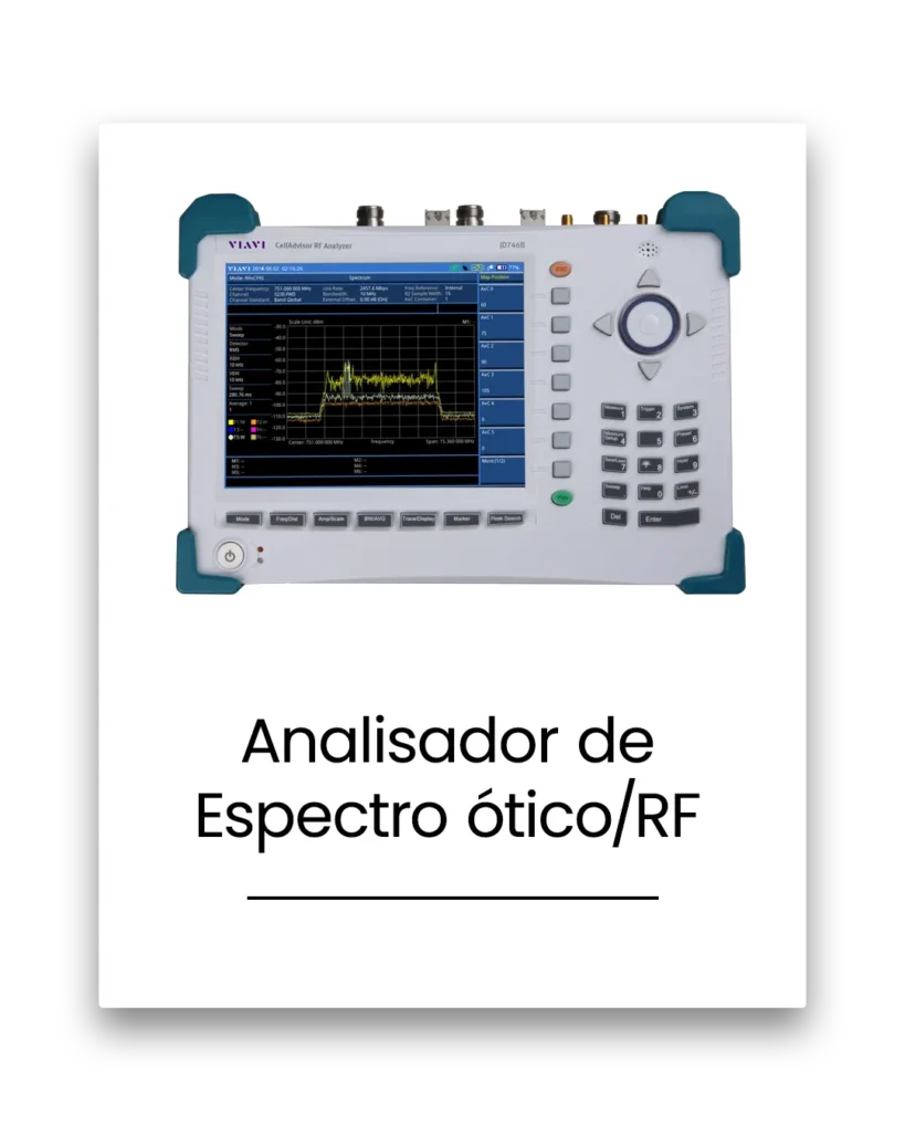 Analisador de Espectro ótico-RF